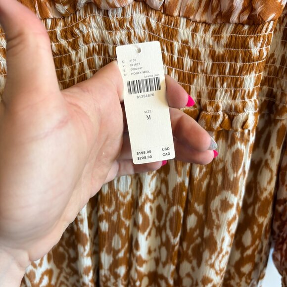 Anthropologie The Odetta Ruffled V-Neck Dress - Picture 8 of 8